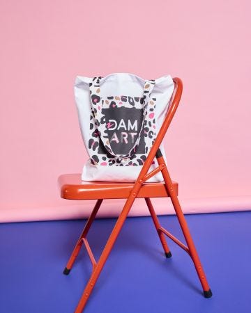 Totebag Dam art