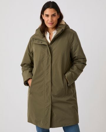 Parka Thermolactyl RainProtect by Damart, doublée maille sherpa