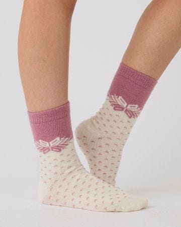 Lot de 2 paires de chaussettes Thermolactyl maille laineuse 