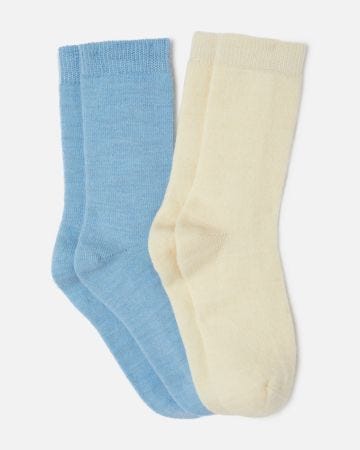Lot de 2 paires de chaussettes unies Thermolactyl
