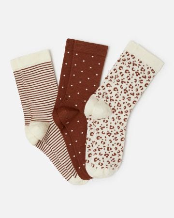 Lot de 3 paires de chaussettes fantaisie Thermolactyl