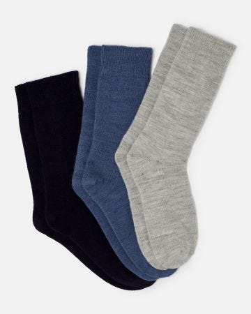 Lot de 3 paires de chaussettes épaisses mixtes Thermolactyl