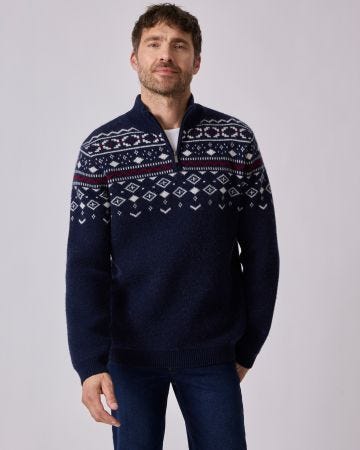 Pull de Noël jacquard