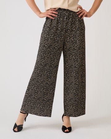 Pantalon 7/8ème plissé permanent