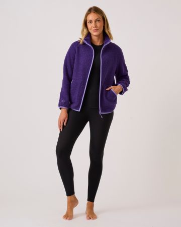 Veste Thermolacyl en maille sherpa femme