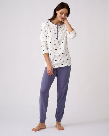 Pyjama Thermolactyl en maille interlock
