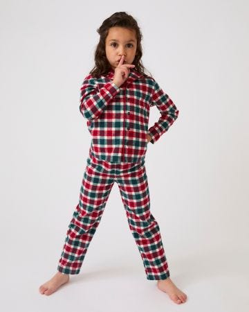 Pyjama en flanelle pur coton, enfant