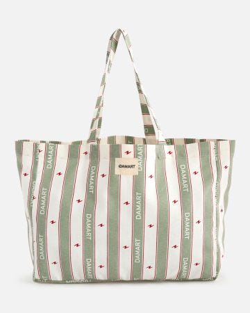 Tote bag rayé Damart