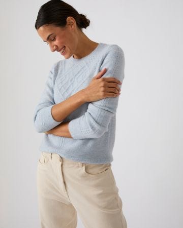 Pull jeu de maille fantaisie Thermolactyl