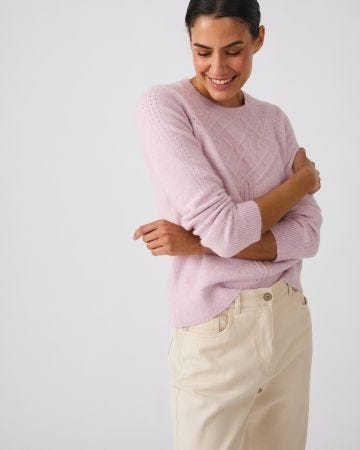 Pull jeu de maille fantaisie Thermolactyl