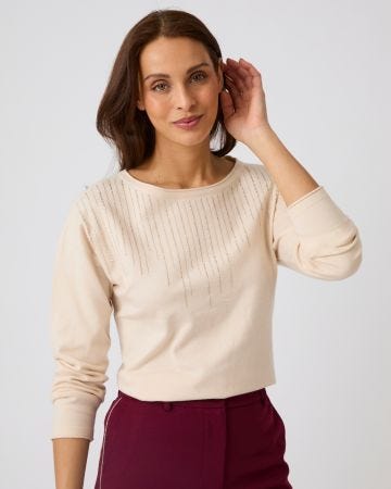 Pull à strass