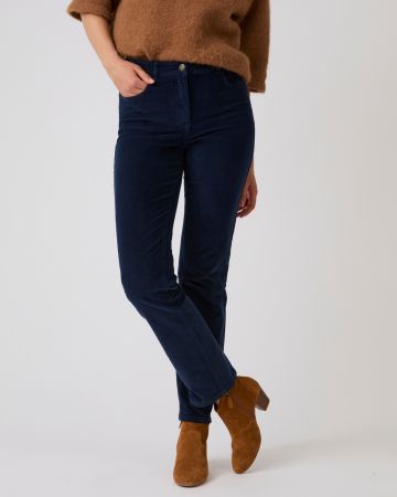 Pantalon droit velours Perfect Fit by Damart