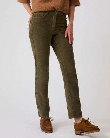 Pantalon droit velours Perfect Fit by Damart