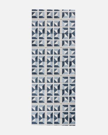 Tapis de cuisine motif graphique
