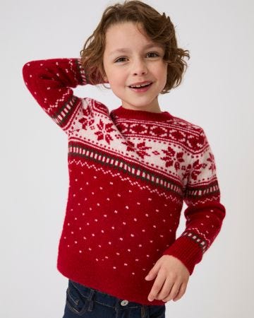 Pull de Noël enfant Thermolactyl