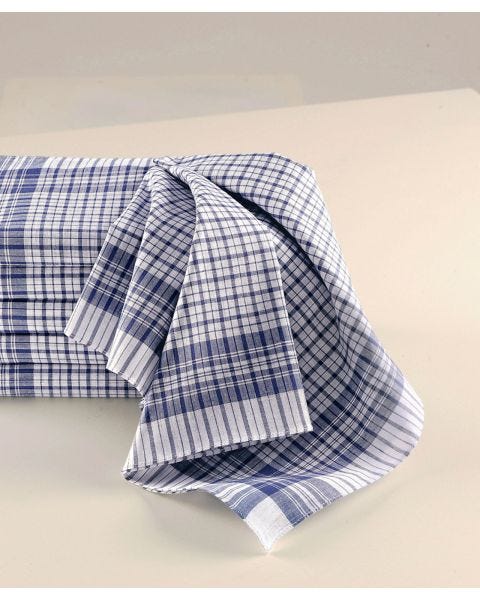 Lot de 12 mouchoirs pur coton homme