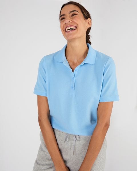 Polo maille piquée