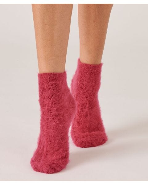 Mi-chaussettes de lit réversibles et mixtes Thermolactyl.