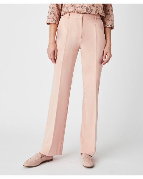 Pantalon ample biais satin