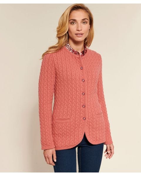 Cardigan torsadé