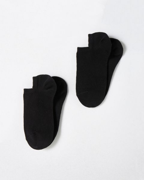 Lot de 2 paires de socquettes mixtes invisibles