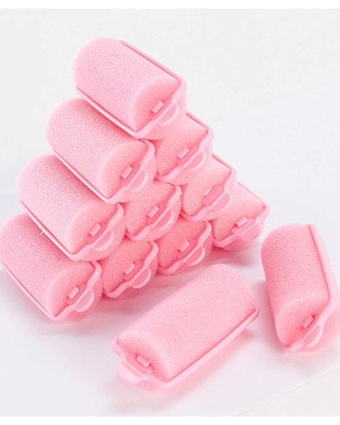 Lot de 12 bigoudis en mousse
