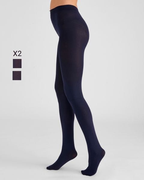 Lot de 2 collants Thermolactyl 100D