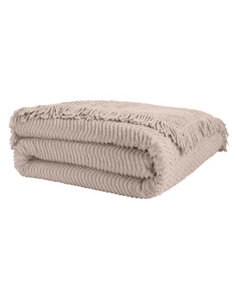 Couvre-lit tuft à franges