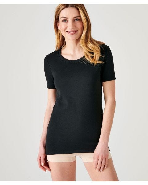 T-shirt Thermolactyl manches courtes, molleton gratté 