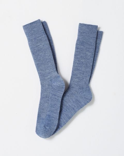 Lot de 2 paires de chaussettes mixtes mélange laine et Thermolactyl