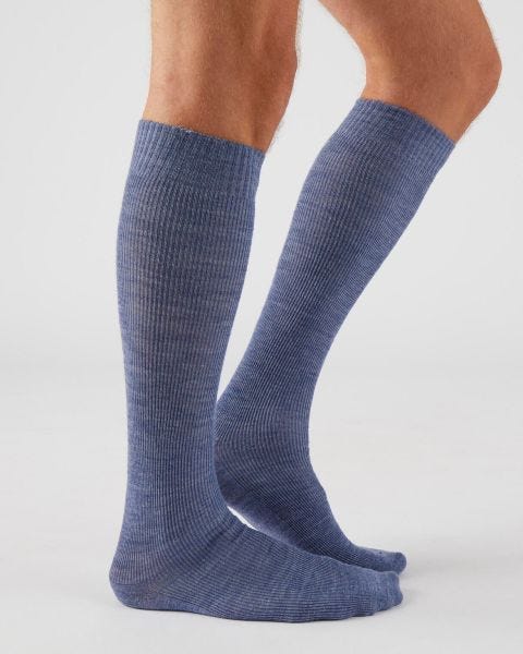 Lot de 2 paires de mi-bas Thermolactyl et laine