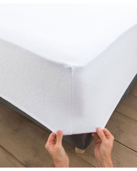 Protège-matelas molleton pur coton doux, 3 dimensions