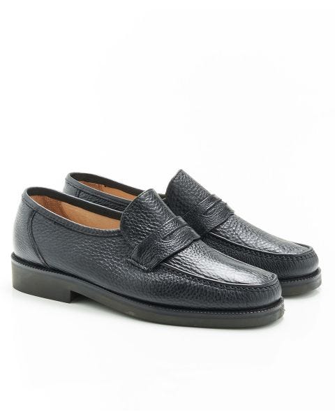 Mocassins dessus cuir cerf et montage intégral