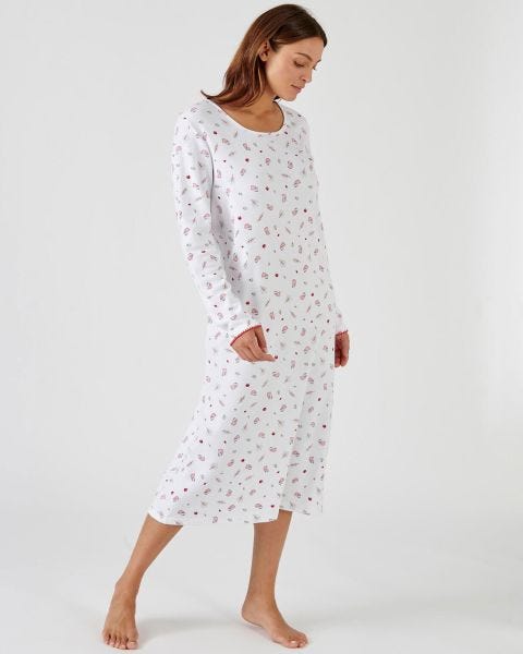 Chemise de nuit maille interlock