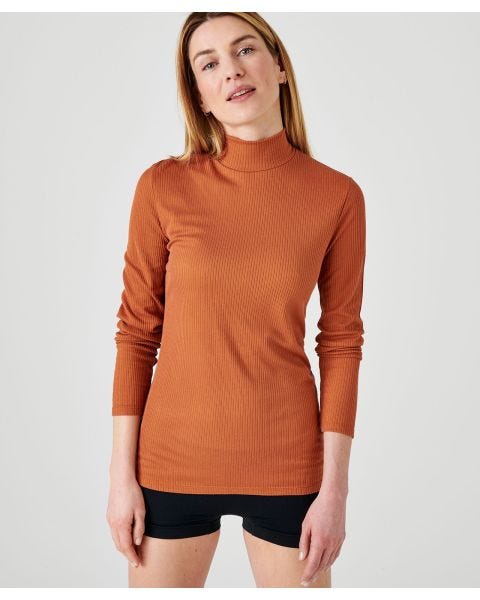 sous Vêtement Femme Thermique Chemise Col Roulé Chandail Tricot  Automne-Hiver Chaud sous Vetement Thermique Pull À Manches Longues sous  Pull Pullover