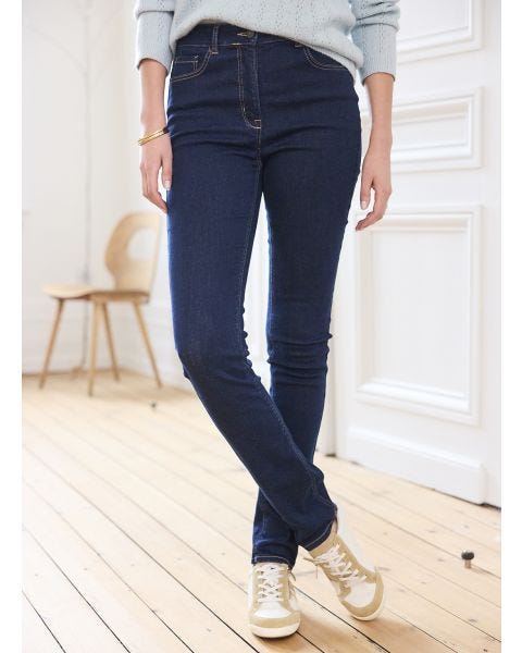Slim taille haute stretch
