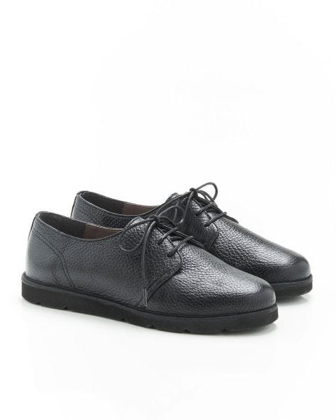 Derbies à lacets, dessus cuir cerf