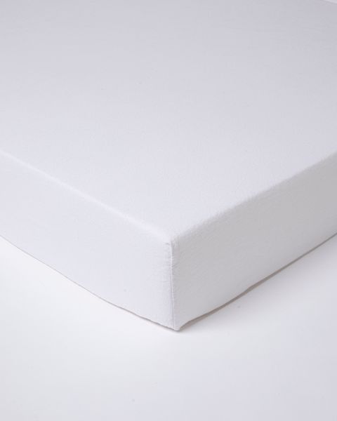 Drap-housse flanelle unie
