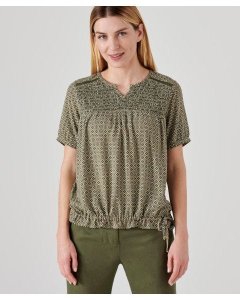 Blouse imprimée blousante