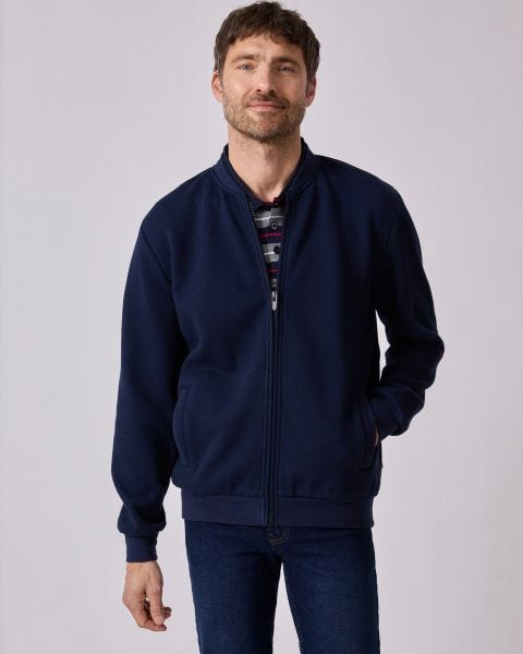 Gilet molleton zippé