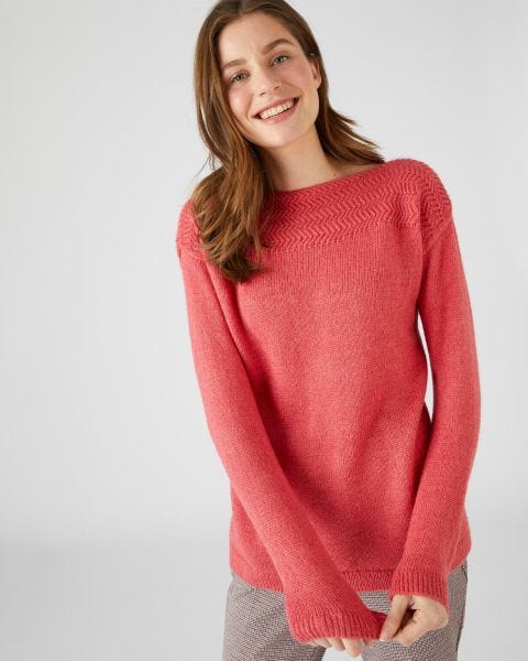 Pull chaud motif chevrons Thermolactyl