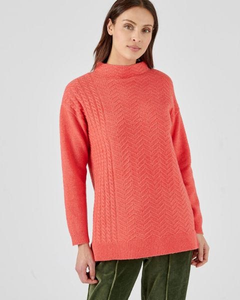 Pull-tunique jeu de maille chaud