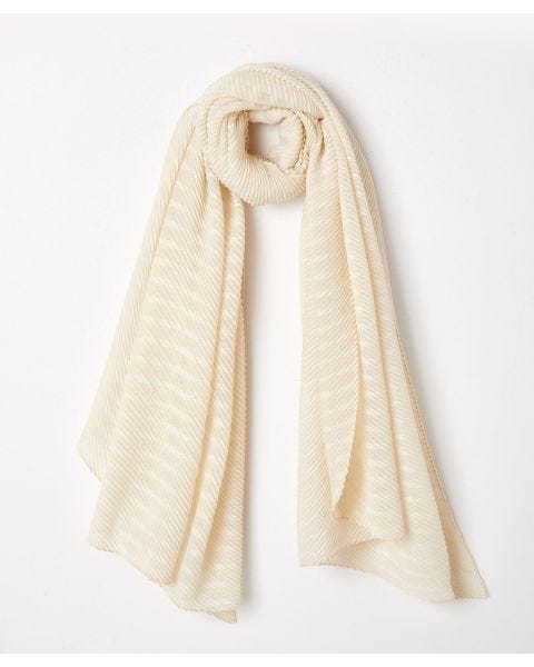Foulard plissé permanent