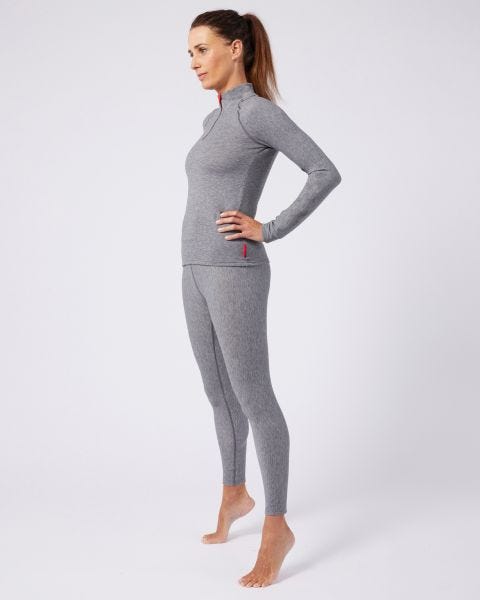 T-shirt col zippé Comfort Thermolactyl 4 femme