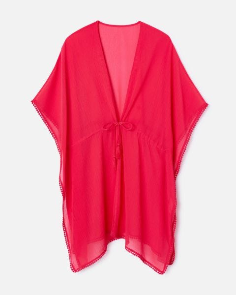 Kaftan uni ou imprimé en voile