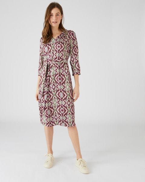 Robe fluide imprimé graphique