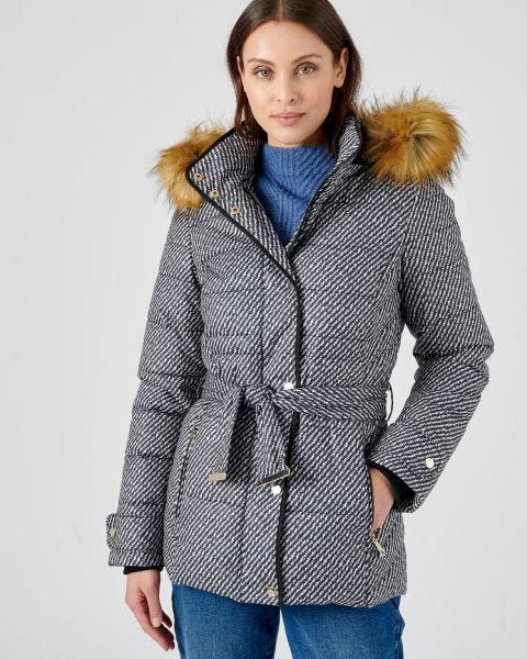 Parka chaude imprimée Thermolactyl