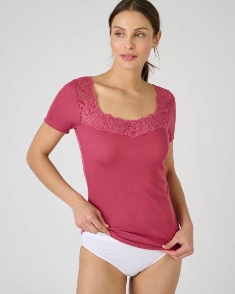 T-shirt manches courtes Douceur soyeuse Thermolactyl