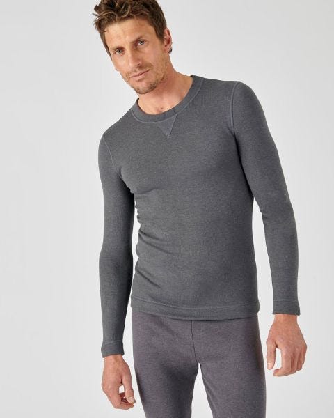 Sweat-shirt homme molleton gratté Thermolactyl Sensitive