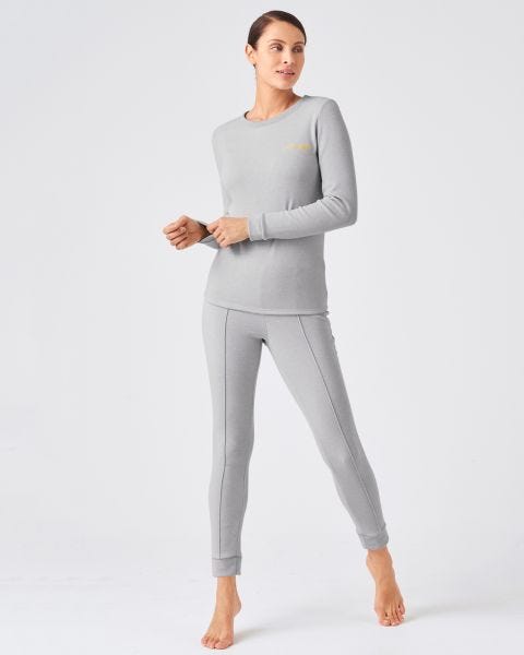 Sweat-shirt femme molleton gratté Thermolactyl Sensitive